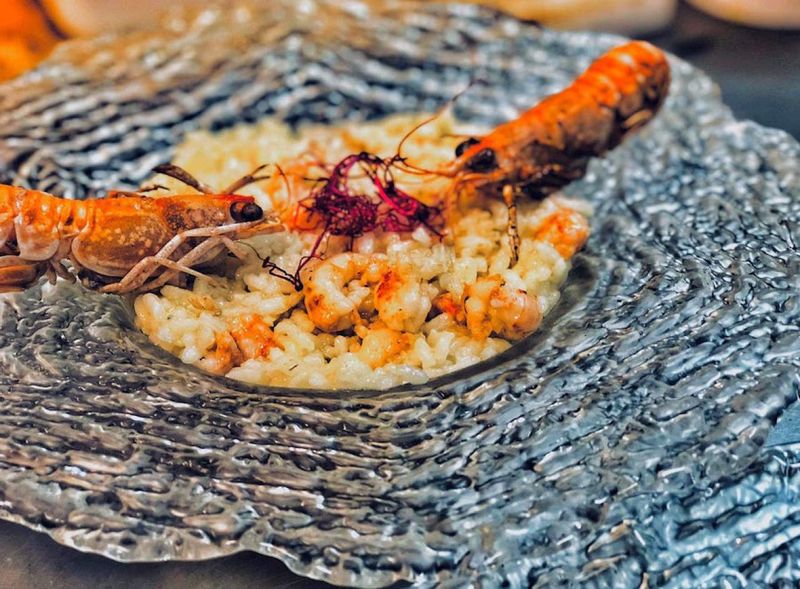 Seafood risotto