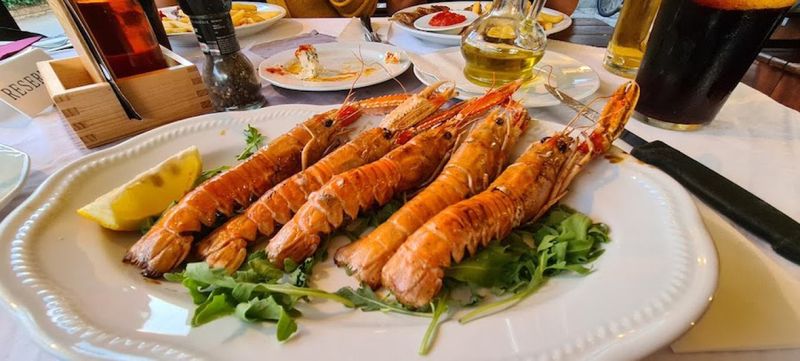 Grilled scampi